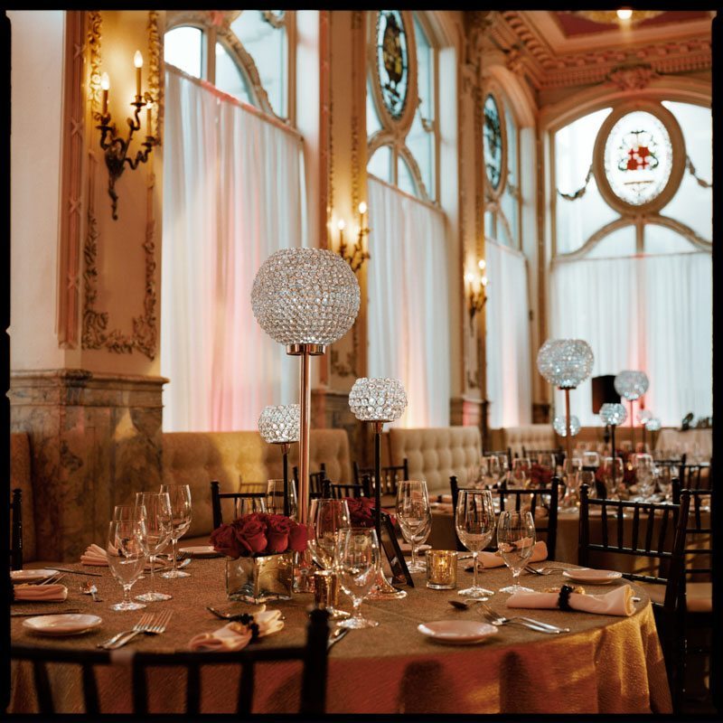 gold and silver party decorations