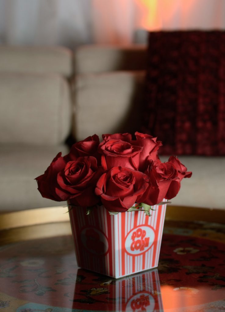 movie themed center piece