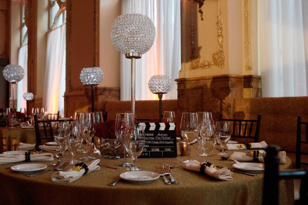 silver center pieces