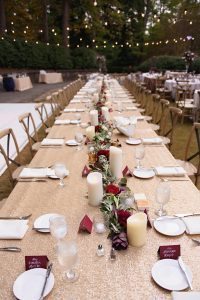 Rich Red Wedding at Atlanta History Center in Atlanta, GA