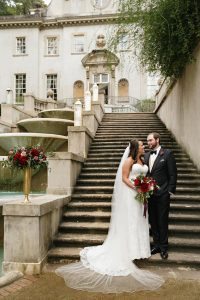 Rich Red Wedding at Atlanta History Center in Atlanta, GA