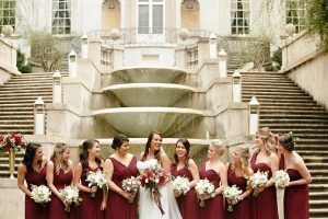 Rich Red Wedding at Atlanta History Center in Atlanta, GA