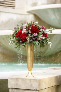 Rich Red Wedding at Atlanta History Center in Atlanta, GA