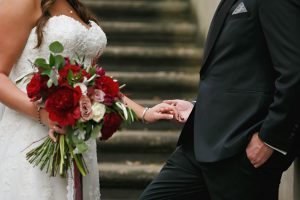 Rich Red Wedding at Atlanta History Center in Atlanta, GA