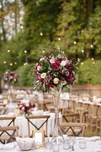 Rich Red Wedding at Atlanta History Center in Atlanta, GA