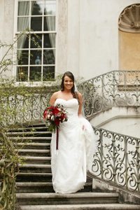 Rich Red Wedding at Atlanta History Center in Atlanta, GA