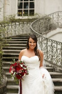 Rich Red Wedding at Atlanta History Center in Atlanta, GA