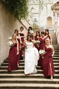 Rich Red Wedding at Atlanta History Center in Atlanta, GA