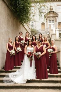 Rich Red Wedding at Atlanta History Center in Atlanta, GA