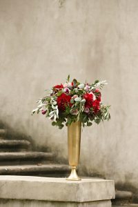 Rich Red Wedding at Atlanta History Center in Atlanta, GA