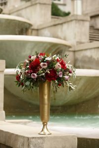 Rich Red Wedding at Atlanta History Center in Atlanta, GA