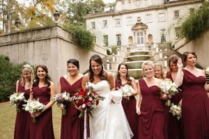 Rich Red Wedding at Atlanta History Center in Atlanta, GA