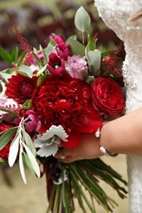 Rich Red Wedding at Atlanta History Center in Atlanta, GA