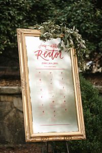 Rich Red Wedding at Atlanta History Center in Atlanta, GA