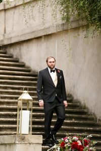 Rich Red Wedding at Atlanta History Center in Atlanta, GA
