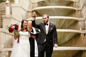 Rich Red Wedding at Atlanta History Center in Atlanta, GA