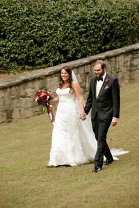 Rich Red Wedding at Atlanta History Center in Atlanta, GA