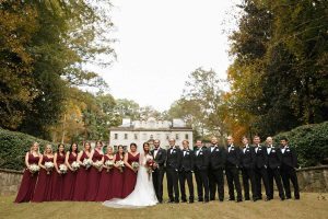 Rich Red Wedding at Atlanta History Center in Atlanta, GA
