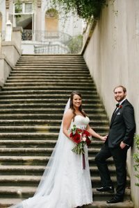 Rich Red Wedding at Atlanta History Center in Atlanta, GA