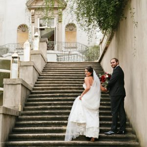 Rich Red Wedding at Atlanta History Center in Atlanta, GA