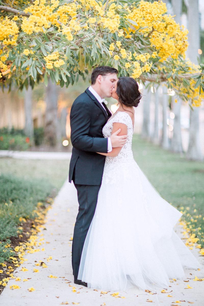 bride-and-groom-outdoor-yellow-flowers-hunter-ryan-109