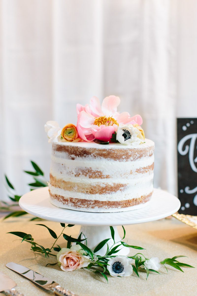 naked-wedding-couples-cake-floral-topper