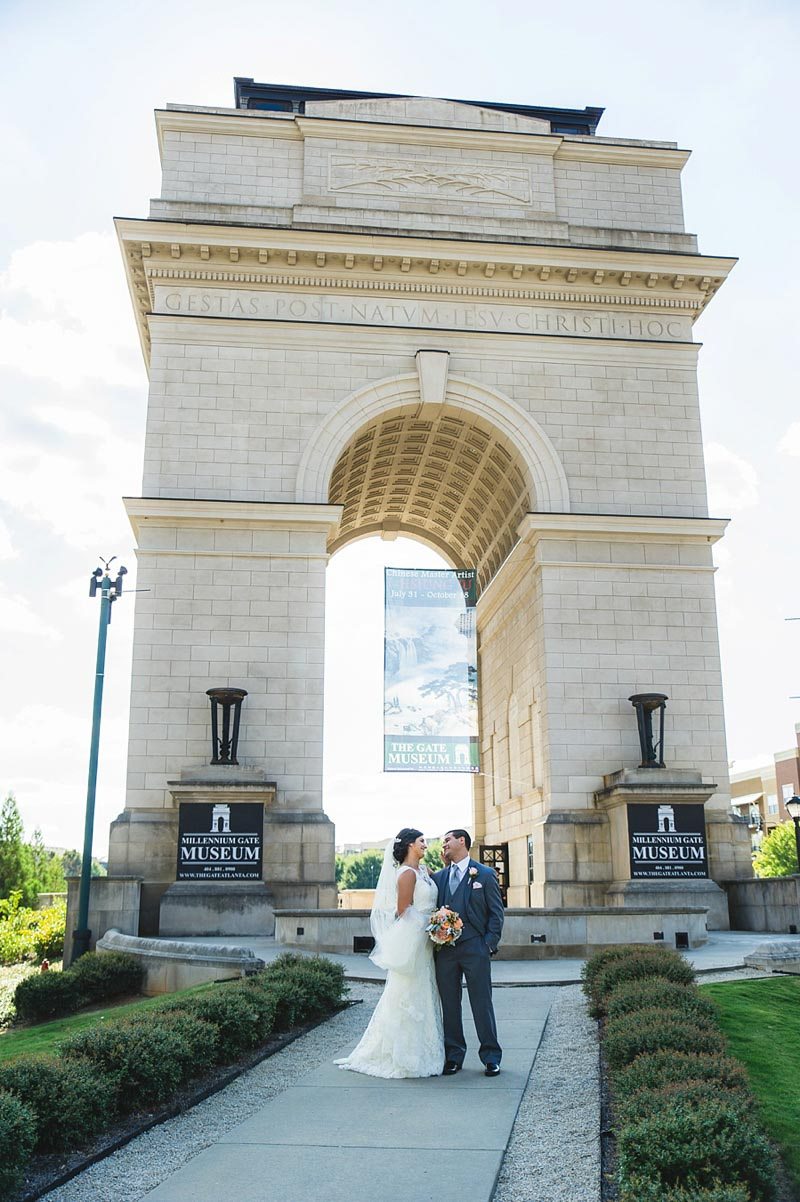 Bride Groom-Millenium Gate Museum Wedding-Wedding Belles-Allison Mah  Photography12 - Atlanta Style Weddings