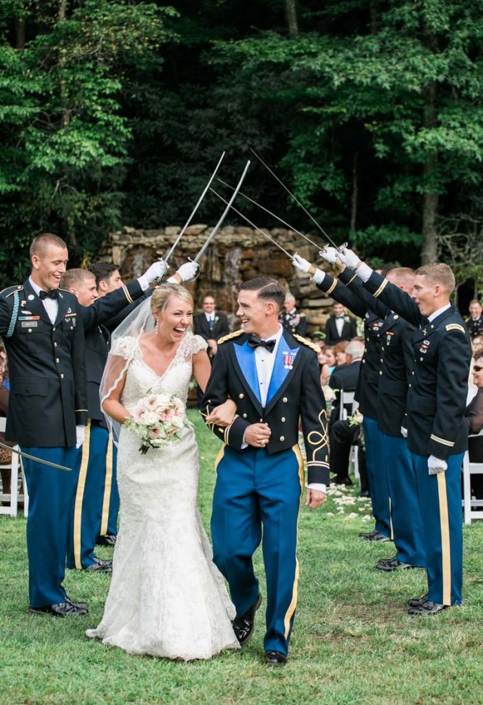 army dress uniform wedding