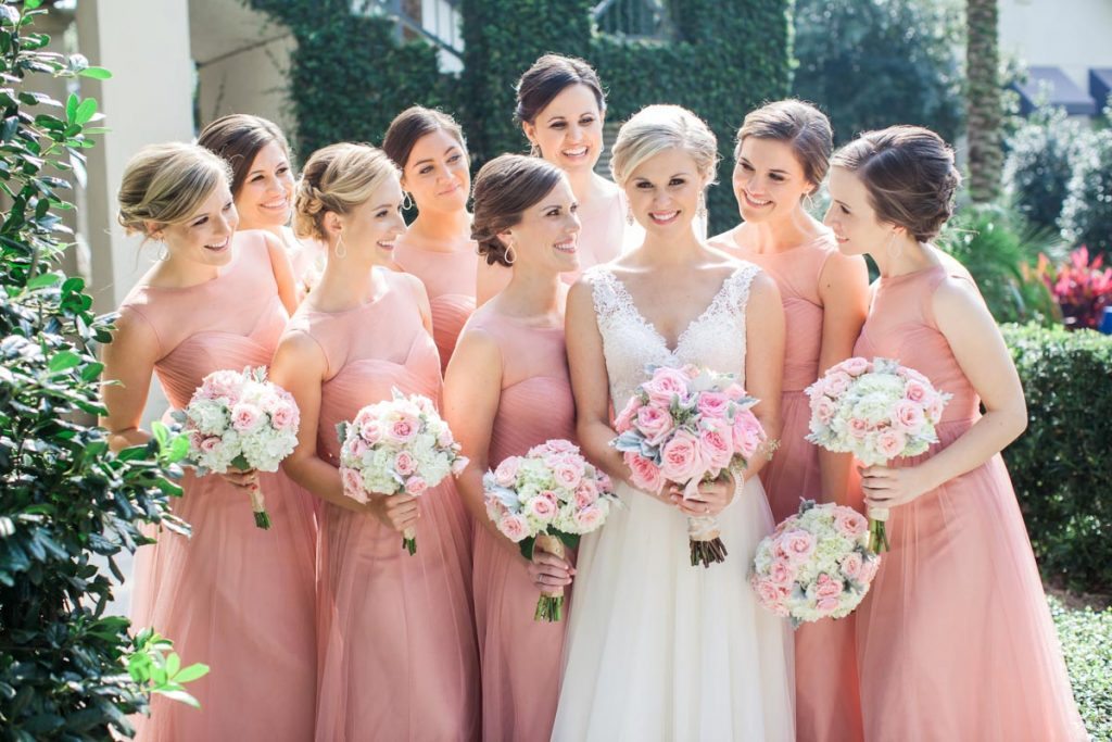 jenny-yoo-pink-bridesmaid-dresses