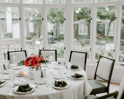 Wedding table with a view at Kimpton Brice