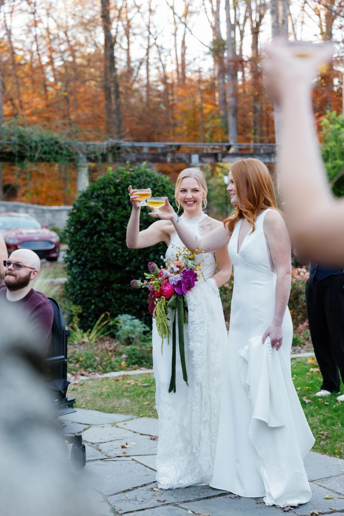 Ciara & Meaghan’s Intimate Wedding at Cator Woolford Gardens & Bold Monk Brewing